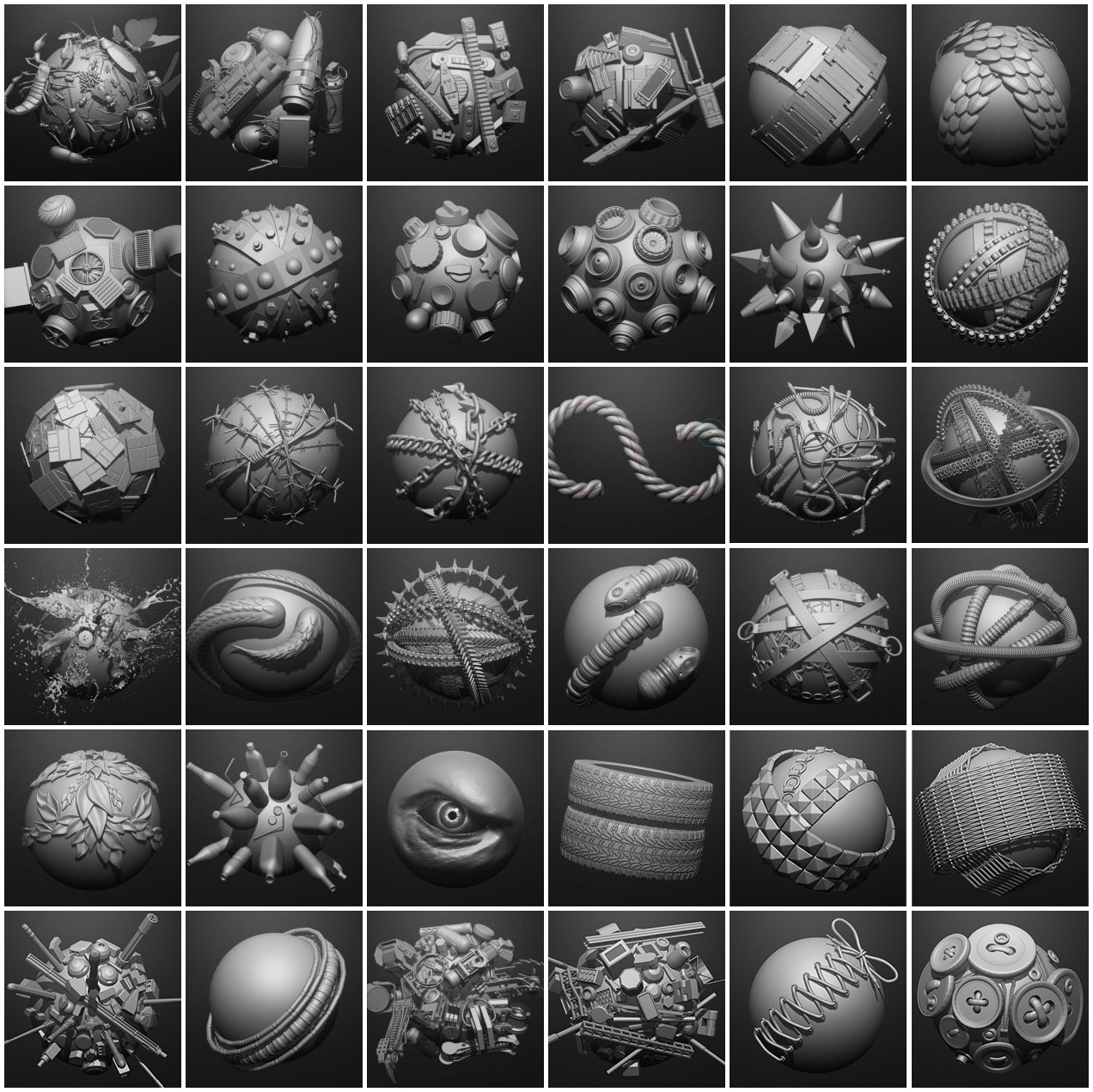 orb brushes zbrush free download